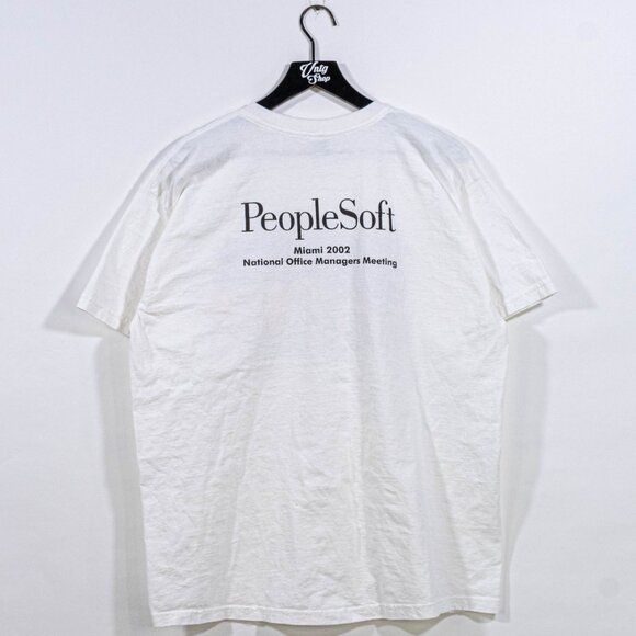 Miami Beach Florida Art Deco T-Shirt PeopleSoft Software Tech XL Y2K Streetwear - Picture 2 of 16